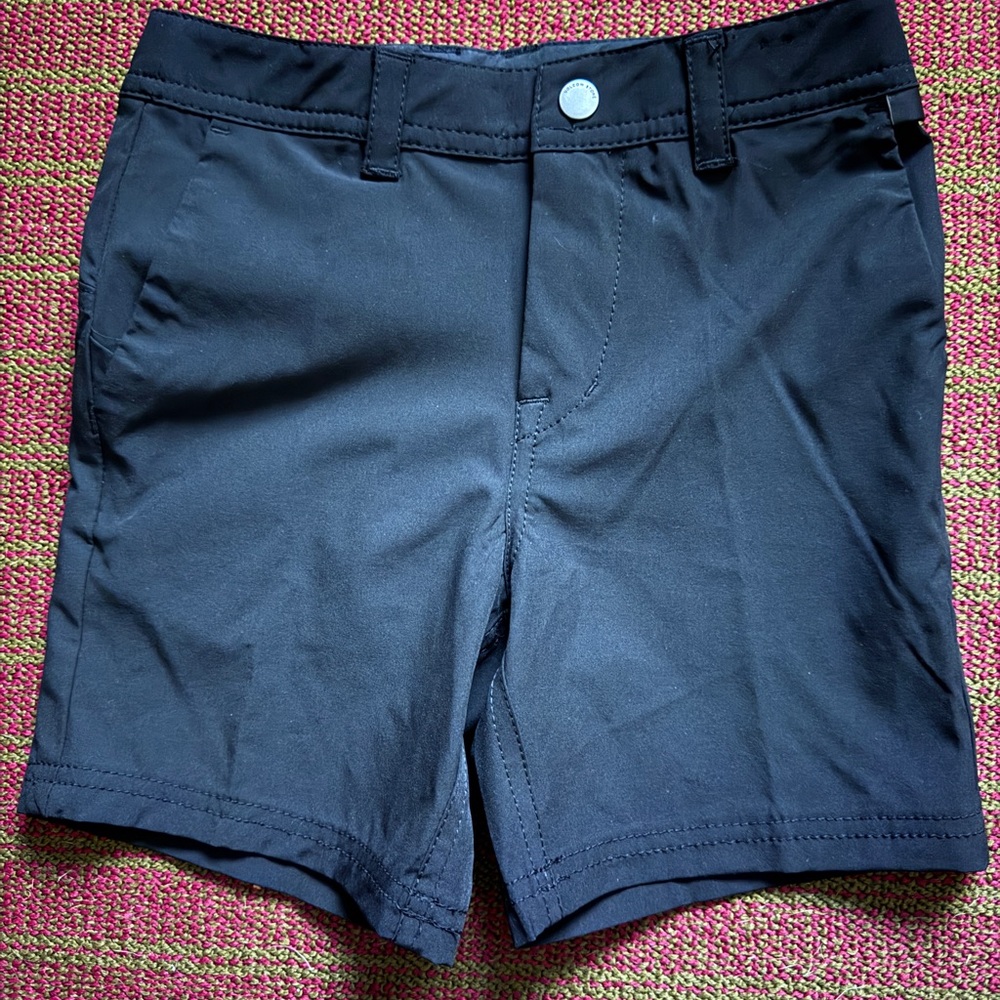 Volcom Boys Black Chino Shorts Size 5